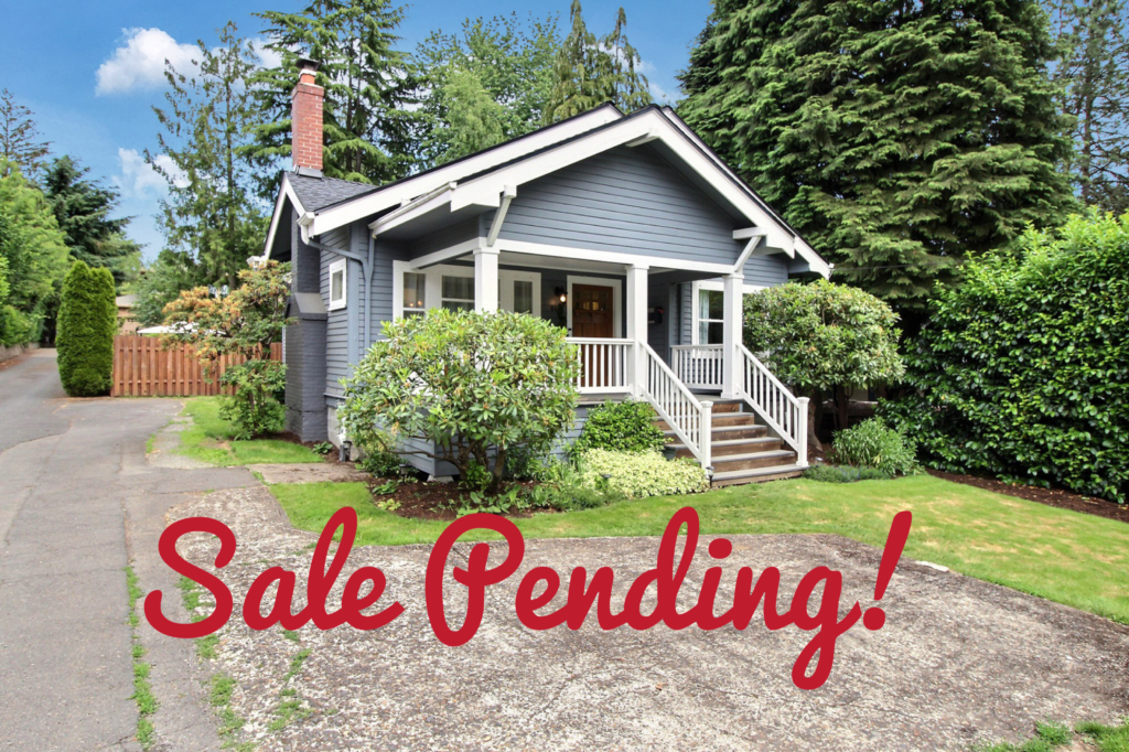 Sale Pending! 4 great offers in the first weekend Living Room Realty