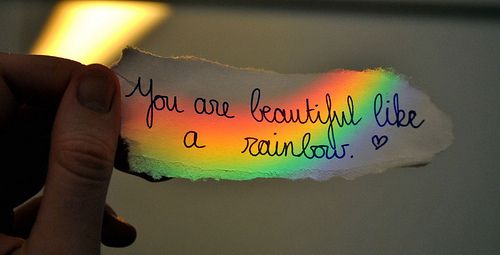 Count Your Rainbows and Not Your Thunderstorms