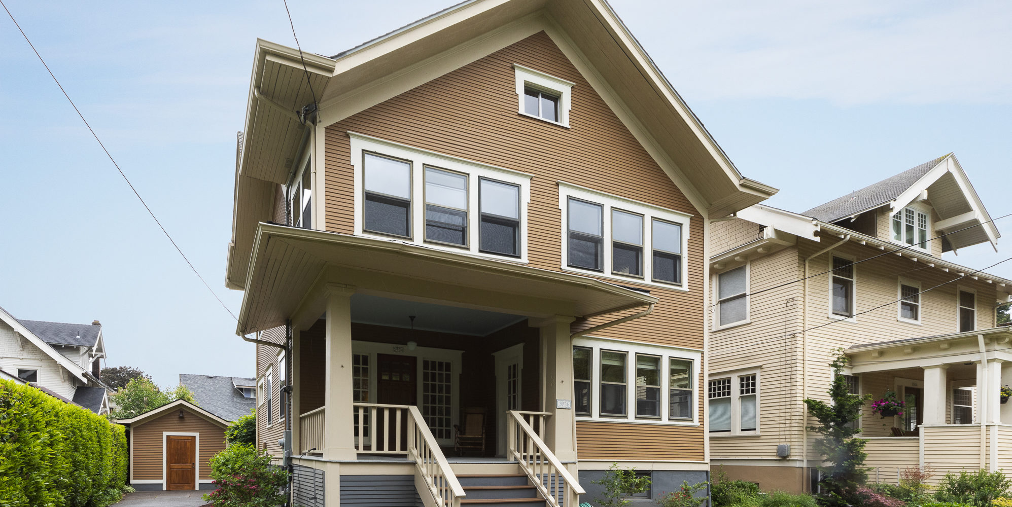 In the heart of Alameda, this Stately Old Portland Home Shines