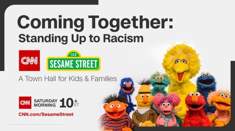 This Saturday at 7am, Sesame Street Town Hall on Racism!