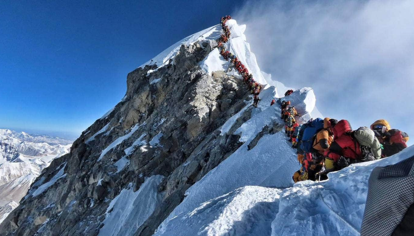 Climbing Mount Everest