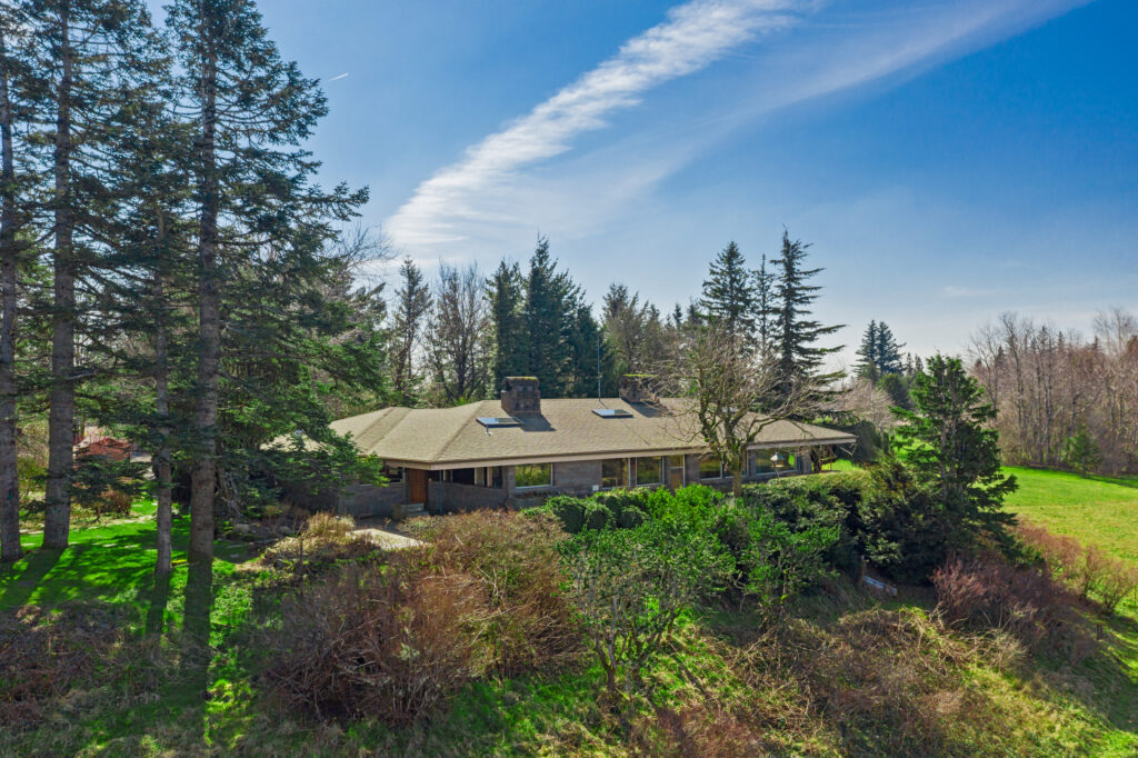 View of back of house