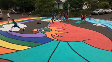 Block Parties + Street Murals!