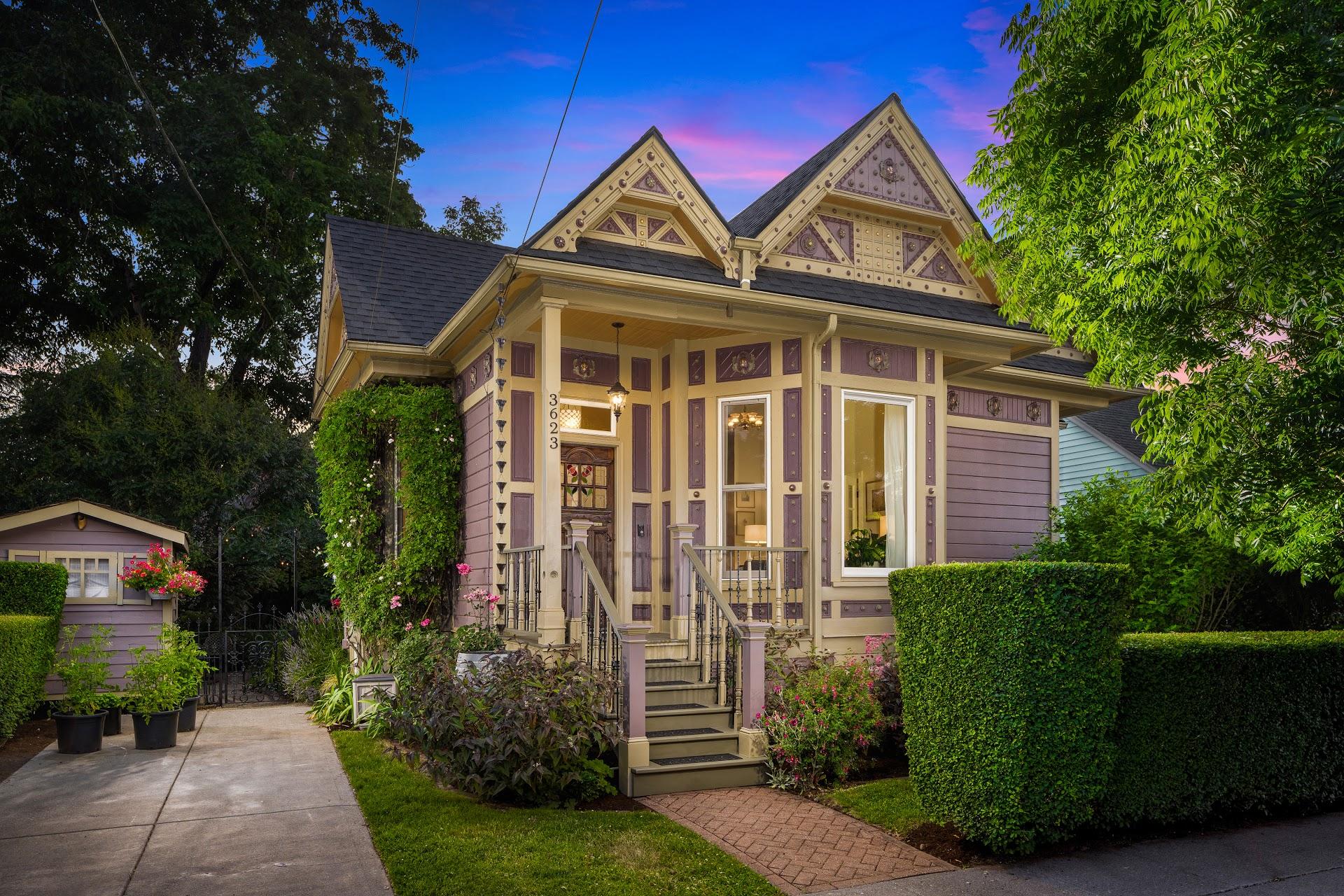 JUST SOLD- Updated Victorian With Garden Oasis! 