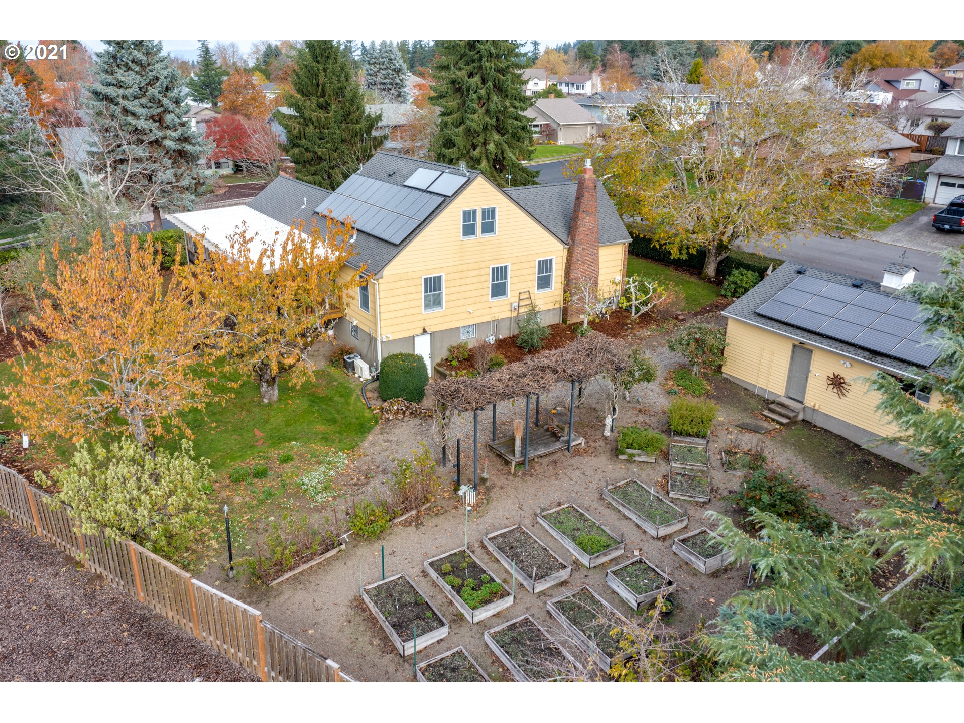 Forget the view — this home has a root cellar and solar panels!